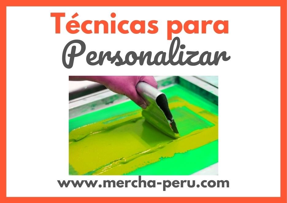 Técnicas para personalizar artículos promocionales