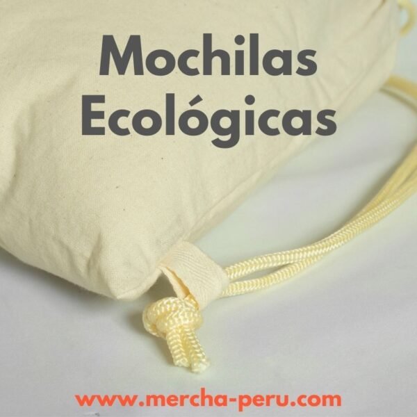 Mochila Ecológica Tocuyo Grueso - Imagen 2